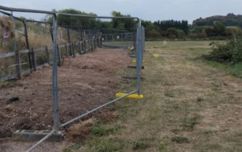 Fencing Around BMX Track At Huncote