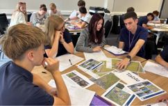 Students During Work Experience Tourism Project